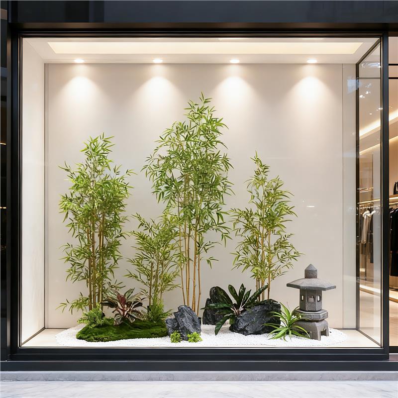 仿真竹子绿植造景组合软装