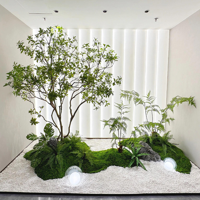 室内景观造景高端仿真马醉木