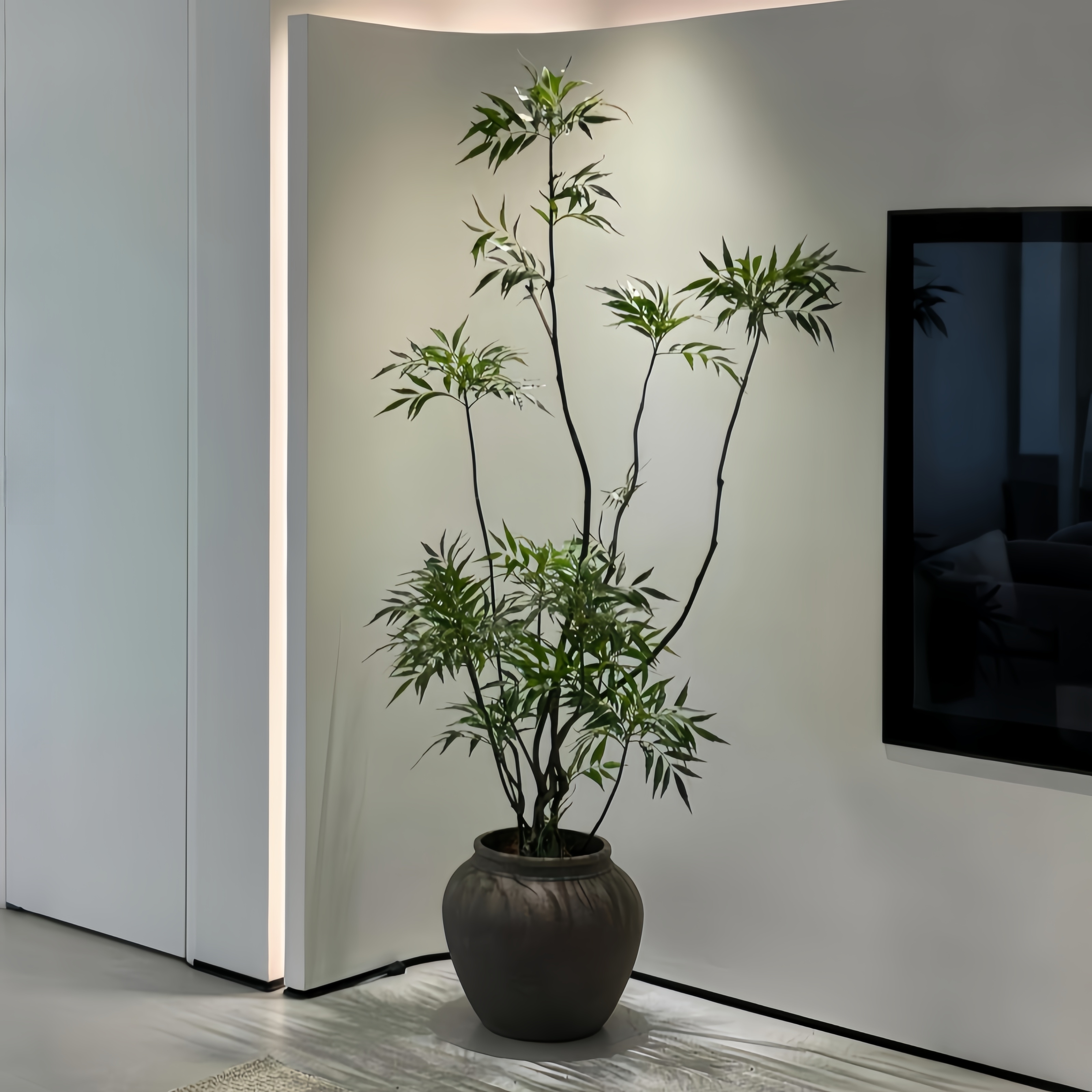 室內高端仿生綠植十大功勞樹