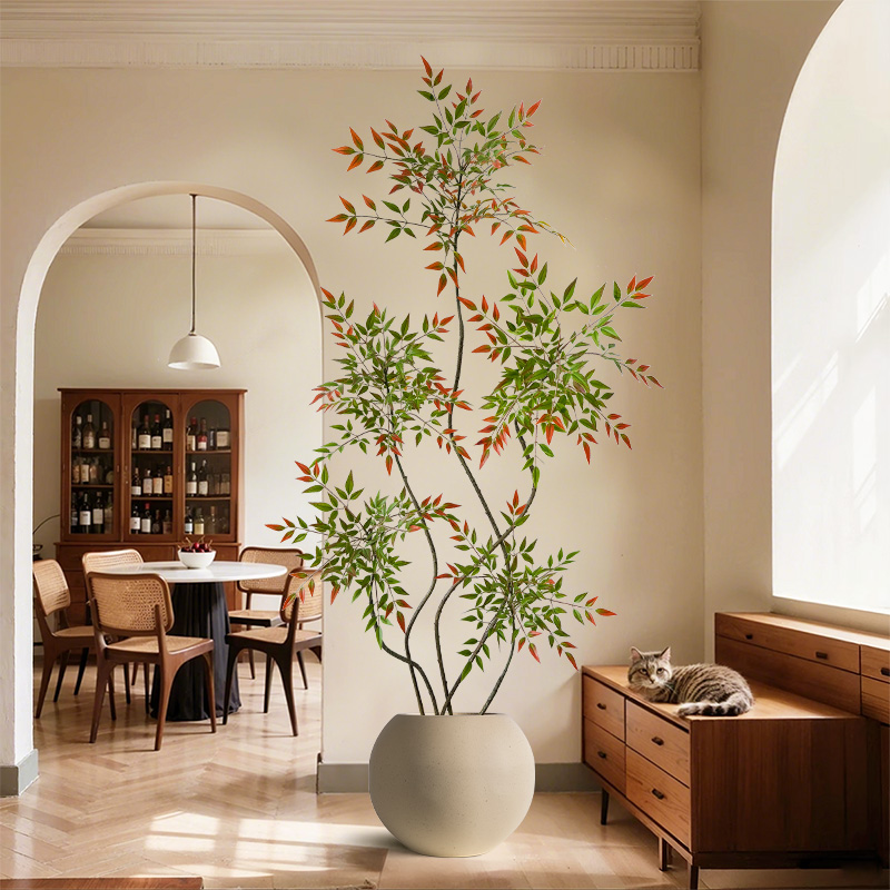 假绿植南天竹仿真植物精致仿生