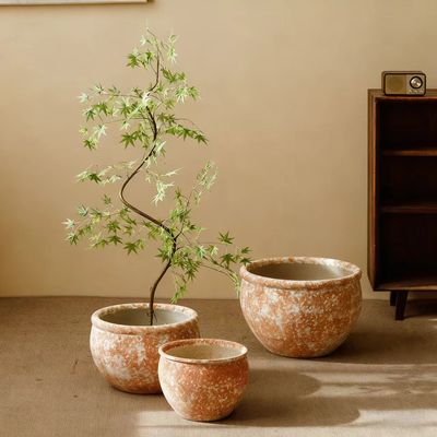 景德镇北欧简约陶瓷圆形花盆