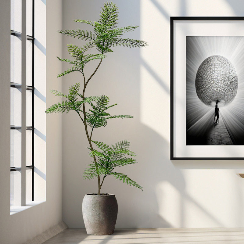 仿真绿植蓝花楹高端轻奢室内客厅装饰花仿生假植物大型落地盆栽树,3C数码配件,USB多功能数码宝,淘宝优惠券,粉丝福利购,淘宝优惠卷