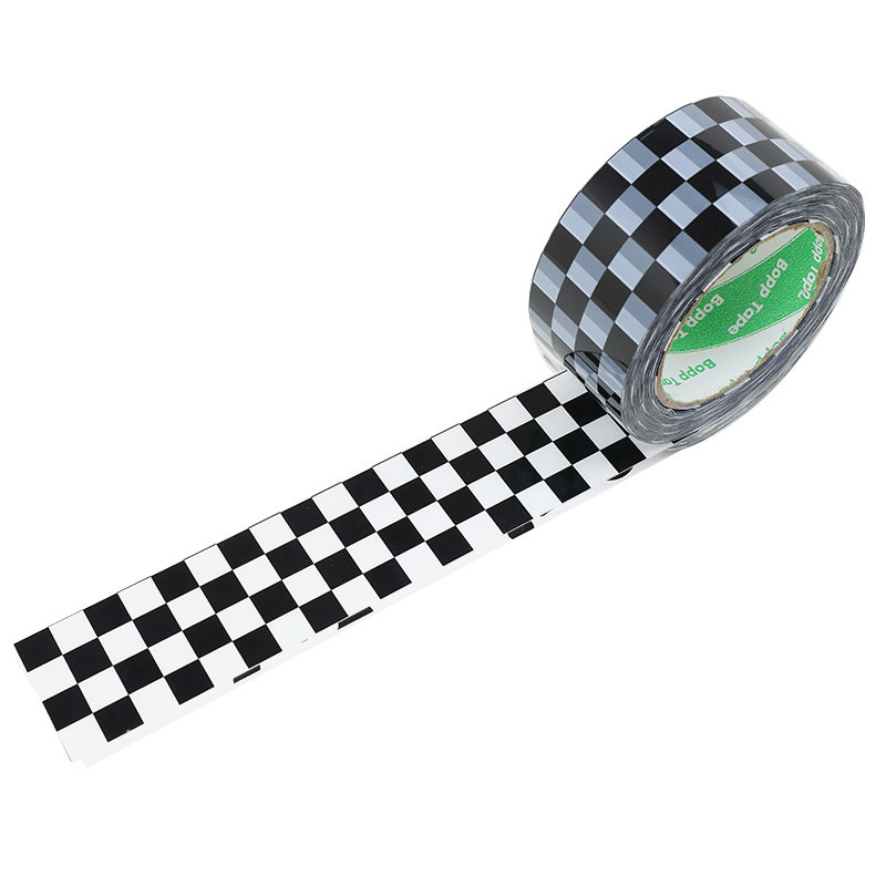 快递封箱打包胶带打包封口胶布宽5CM大卷黑白格子胶带纸整箱批发,包装,包装胶带,淘宝优惠券,粉丝福利购,淘宝优惠卷