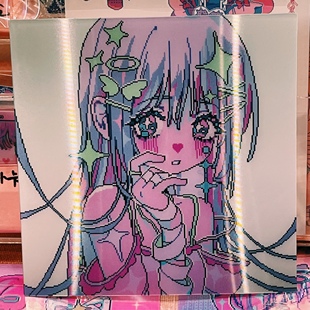 光栅卡 ANARRATOR 一套四张 系列 12x12厘米 啊旁白｜SUKI