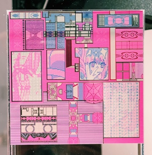 啊旁白｜身陷粉色 厘米 微喷小卡 不含框 ANARRATOR