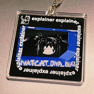 Natcat 双片亚克力挂件 Natcat_DNA_Bull Natcat_基因_很牛