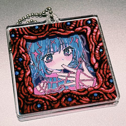 ANARRATOR 啊旁白 x Poppel 合作款 之 K：编织 双片亚克力挂件