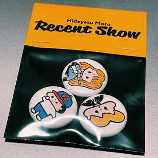 单个直径约2.5cm 本秀康 三枚一套 吧唧组 全新未拆封 徽章