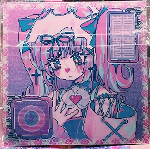 啊旁白与Poppel 光栅海报 合作款 兰花 29.7cm 之 ANARRATOR