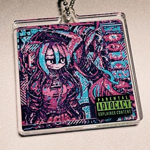 二次元 面对不确定性 双片亚克力挂件 Blotter 脏标