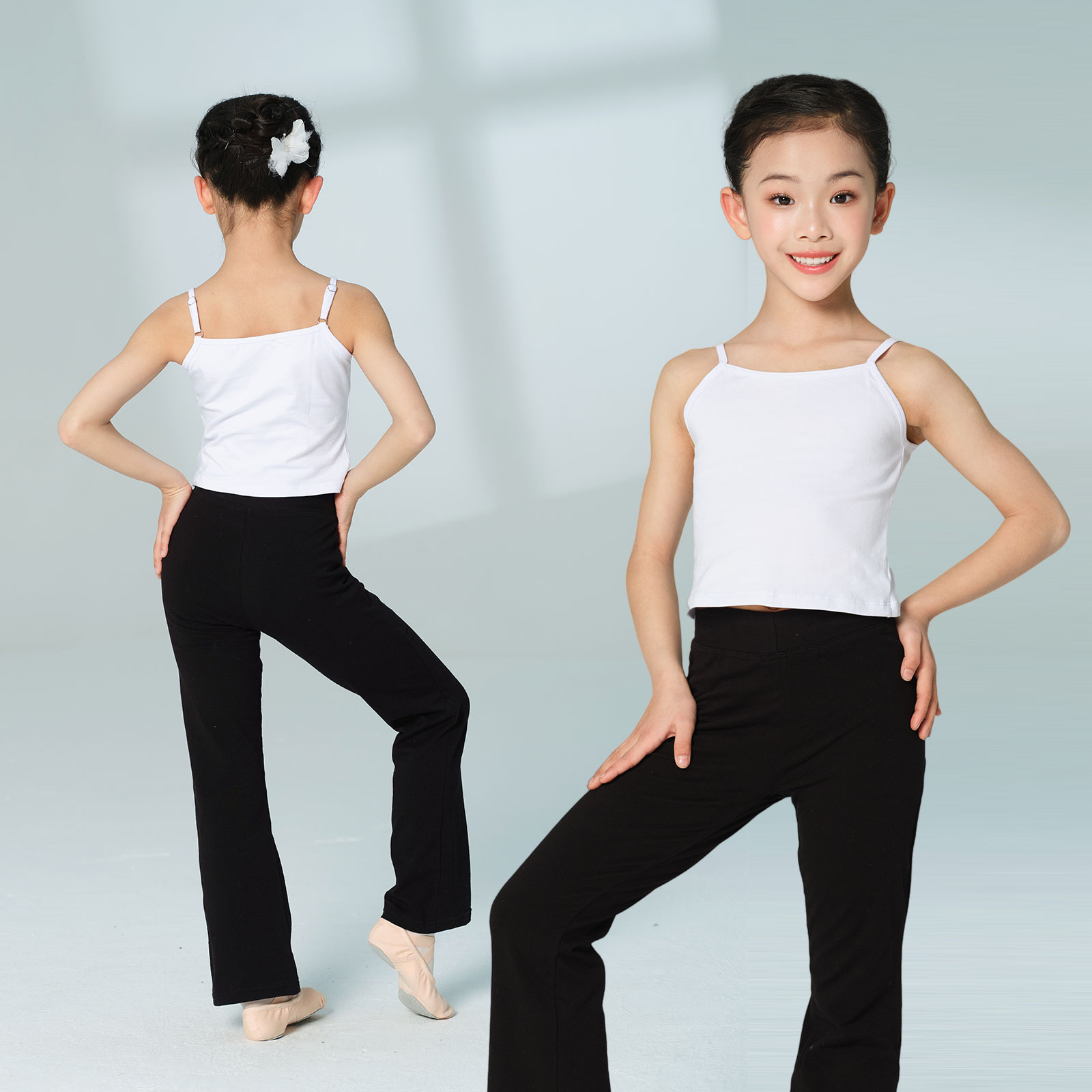 舞蹈服儿童夏季吊带背心打底上衣