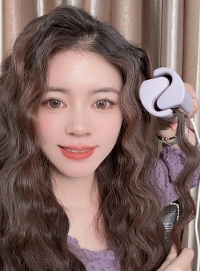 32mm深V法式蛋卷快速定型水波纹卷发棒蓬松蛋蛋卷夹大波浪卷发