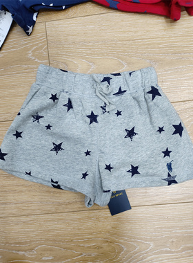 清仓买三送一polosport女童专柜正品星星时尚短裤82SF38032