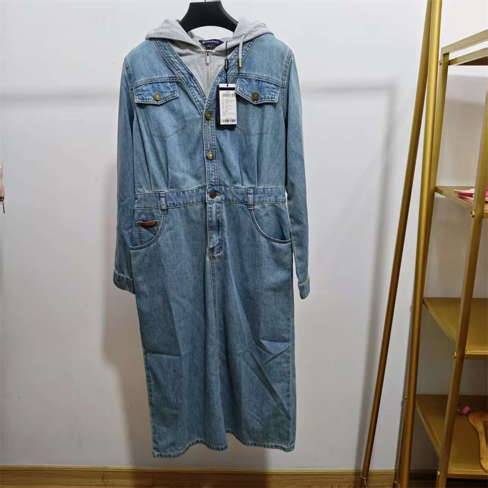 160码polowalk专柜正品休闲保罗牛仔连衣裙女B51W53690112-1528图片