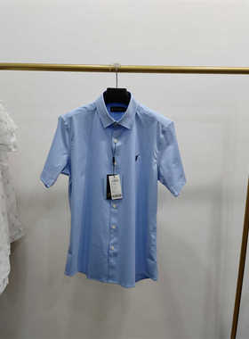 polos port正品清新男士夏款短袖免烫衬衫AP1D32270012吊牌价1290