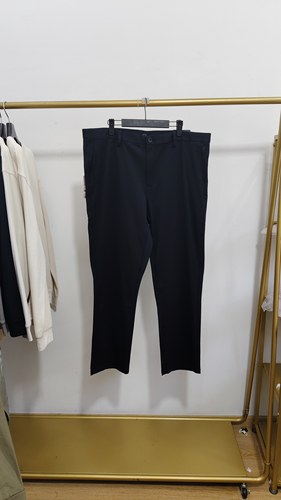 38码POLOWALK专柜正品男士黑色休闲西裤舒适春秋长裤AM2W43310061