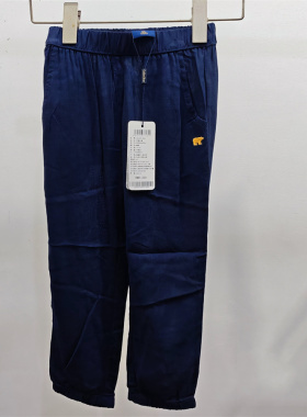 110码清GOLDEN BEAR黄金熊夏款轻薄长裤BCHB223G0041吊牌价320