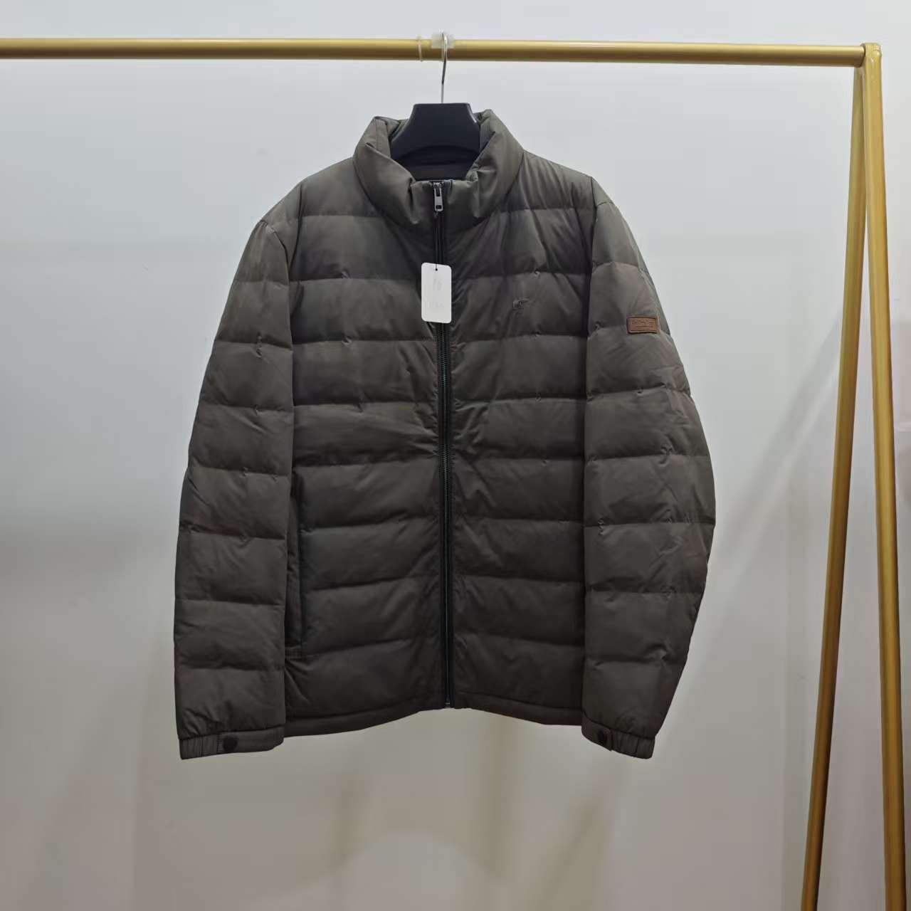 孤品样衣180码Golden Bear男装秋冬立领商务休闲羽绒服夹克外套96