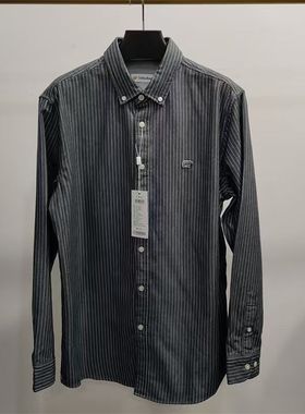 175码GOLDEN BEAR黄金熊男士秋冬内里磨毛长袖衬衣BFHA33250051