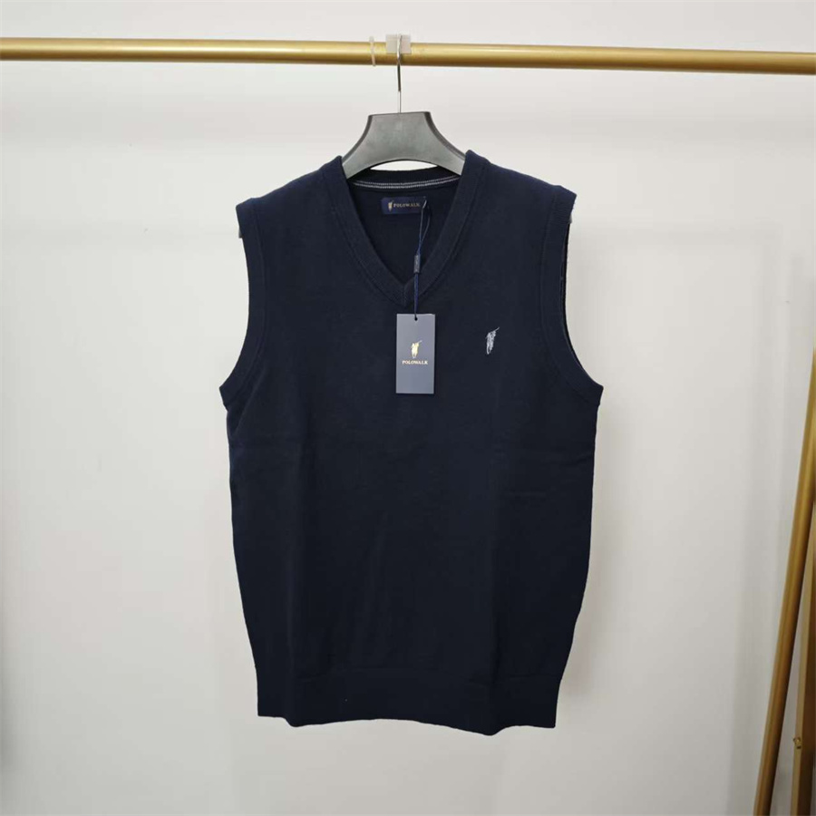 175-180码POLOWALK正品V领男士针织衫毛衣背心马甲BWJW43230682