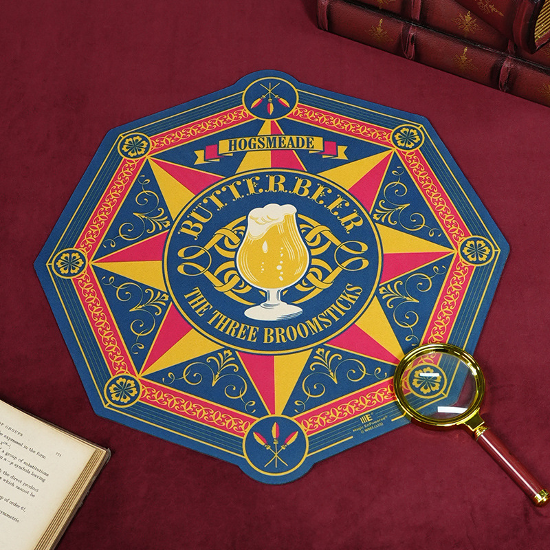 ME正版哈利波特黄油啤酒桌垫防尘防滑瞬干鼠标垫硅藻泥吸水地垫