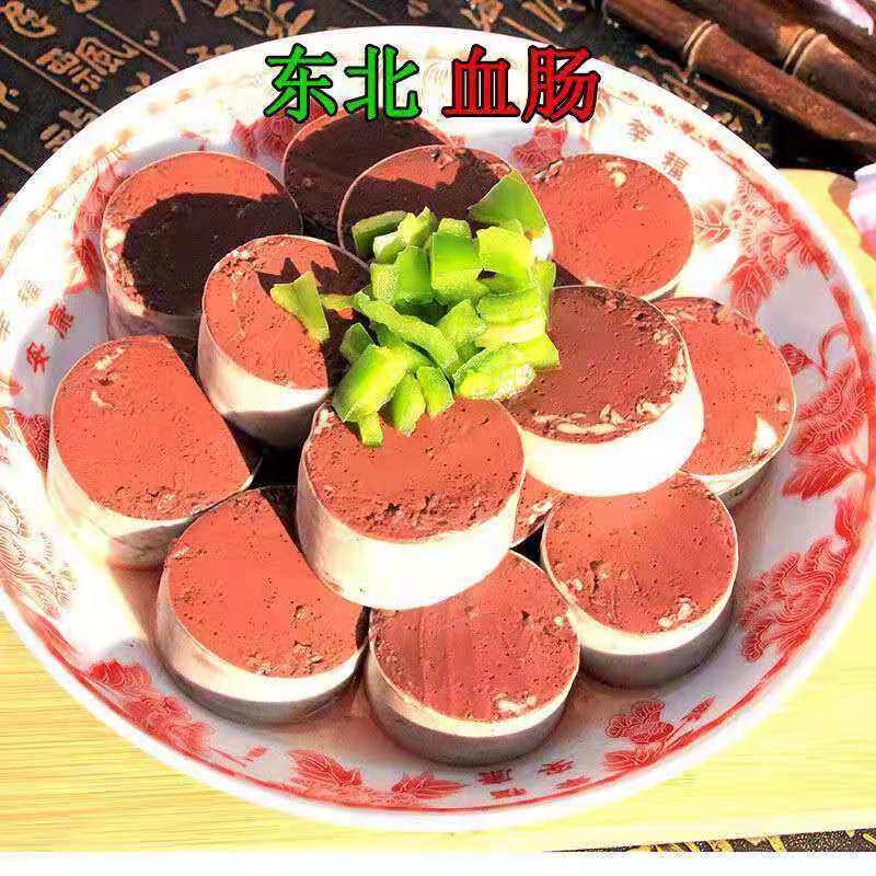 东北特产猪大肠血肠现灌酸菜杀猪
