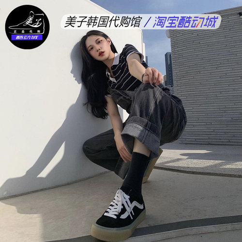 VANS系带男女低帮牛筋底休闲板鞋