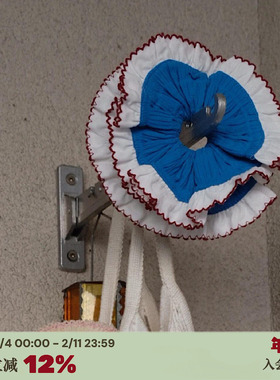 RTEP 高版本goodsquish英国设计少女褶皱芭蕾风双层花边大肠发圈