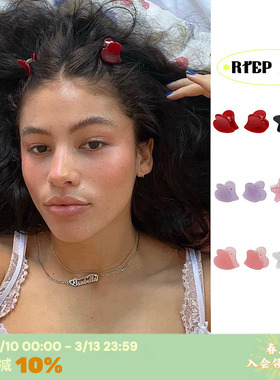 RTEP 小众Emijay小抓夹y2k辣妹甜酷五角星爱心桃心刘海发夹