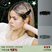 藤蔓发夹ins弹簧夹醋酸亚克力刘海夹边夹 RTEP 法国小众设计 2色