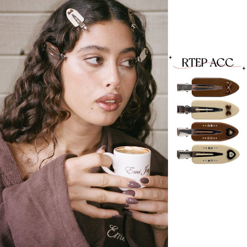 独家emijay法式复古刘海夹