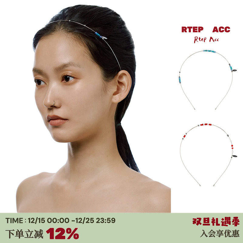 彩色珠珠发箍手工制ins博主同款