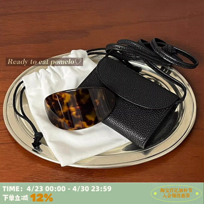 RTEP 韩国博主琥珀棕醋酸弹簧夹大号椭圆形玳瑁高级感后脑勺发饰