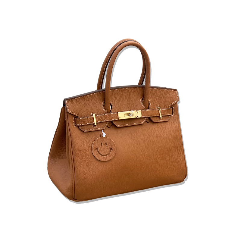 JCCS真皮高定款女士手提斜挎纯色大容量时尚百搭铂金包高级感