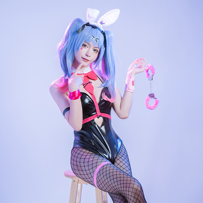 初音兔女郎兔子洞cosMiku初音cos未来cosplayl动 漫服装套装