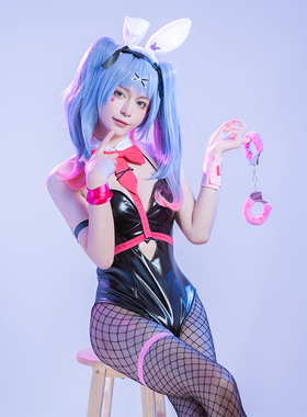 初音兔女郎兔子洞cosMiku初音cos未来cosplayl动 漫服装套装