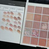 卡佩尔25色幸运眼影盘燕麦奶茶色珠光哑光亮片ins闪粉大地色眼影