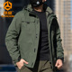 昂垦户外战术三合一冲锋衣男士 防风防水软壳夹克可拆卸两件套 冬季
