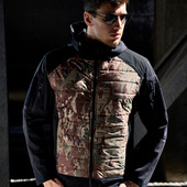 户外玄武战术棉服男保暖防风防水冲锋衣徒步迷彩夹克通勤棉衣外套