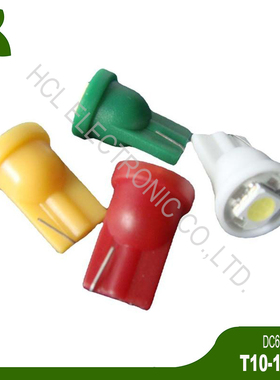 高亮 3.7V 5V 6V AC/DC12V 18V 24V W5W 168 501 194 T10 led灯泡