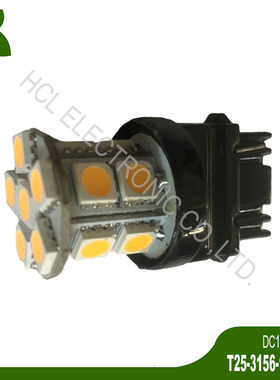 12V 3W T25 3156 P27W LED汽车灯泡 后雾灯 倒车灯 转向灯 后尾灯