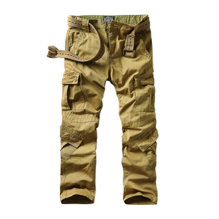 match麻吉2015秋装修身户外工装裤男多口袋小脚休闲潮男长裤6530