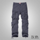 裤 男宽松长裤 男青年户外休闲多袋裤 match麻吉工装 潮男收脚裤 6053