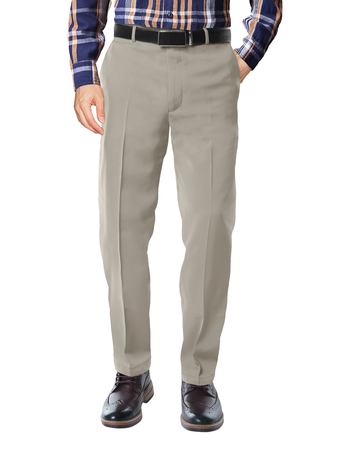 match男士商务休闲裤男长裤秋季青年宽松直筒纯色西裤子8076