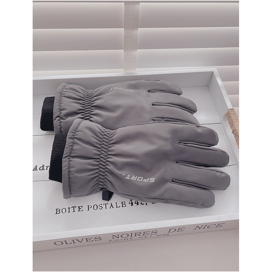 防水玩雪秋天摩托车加绒加厚手套