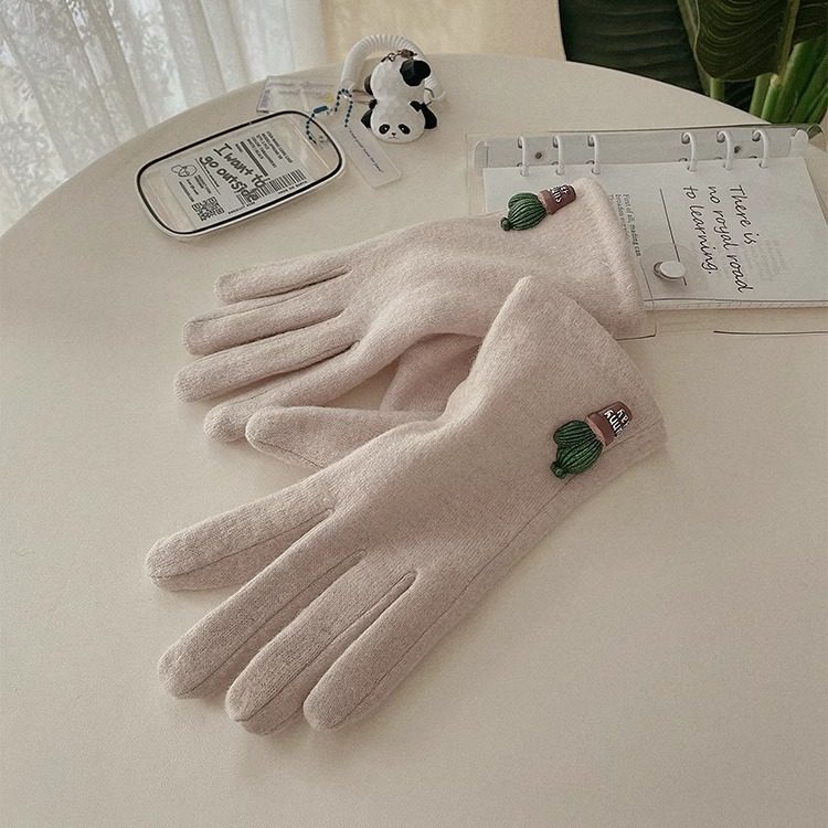 手套女冬季保暖加绒骑行