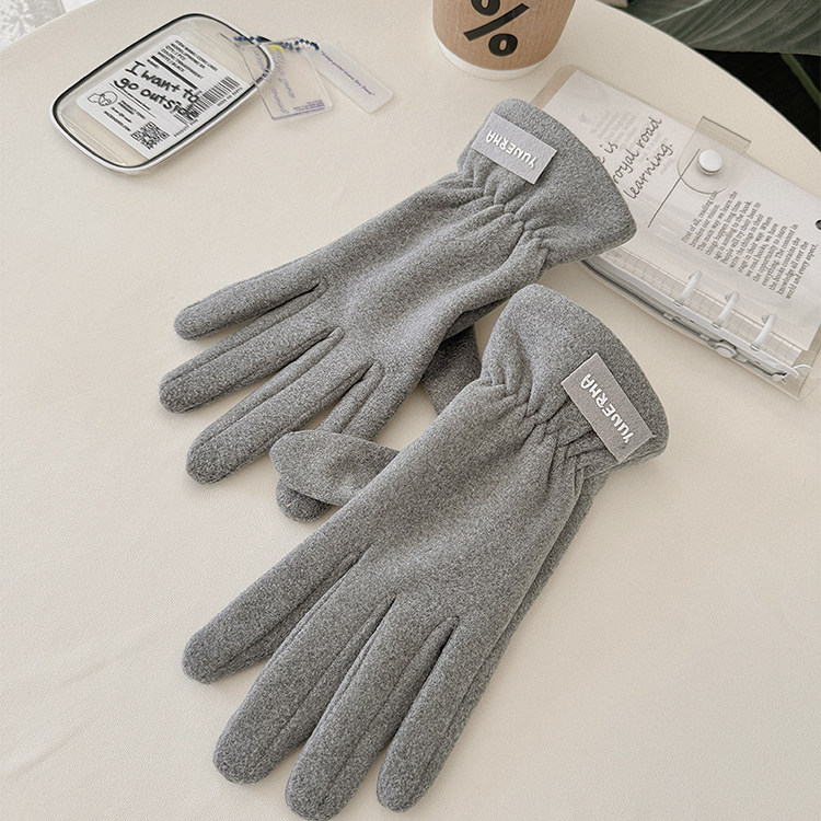 骑行手套春秋款防风保暖冬季加绒