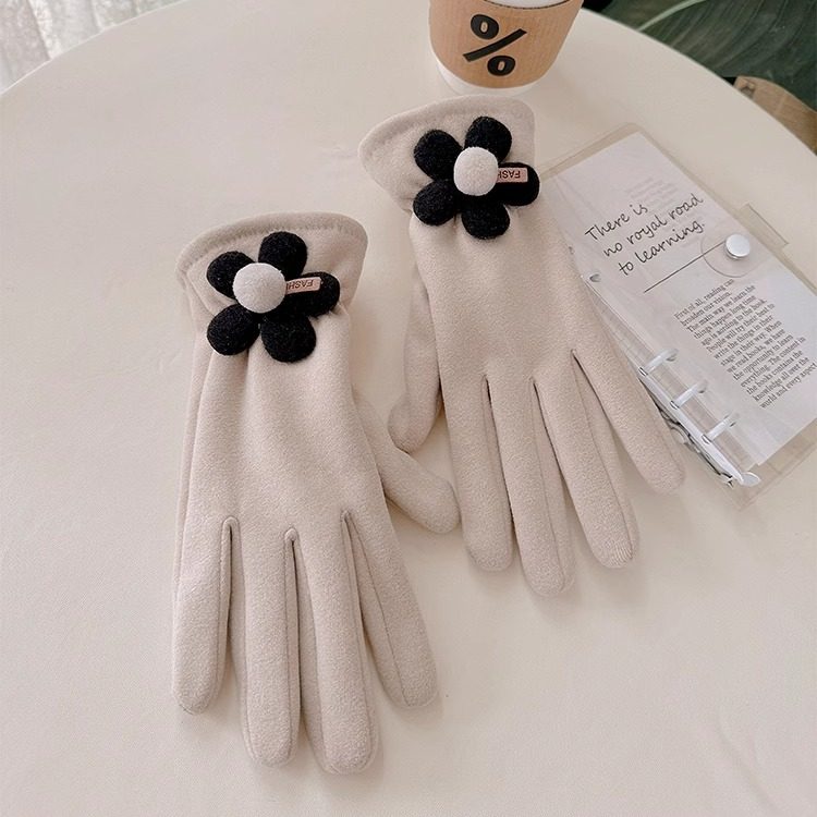 手套女冬季保暖秋冬加绒款