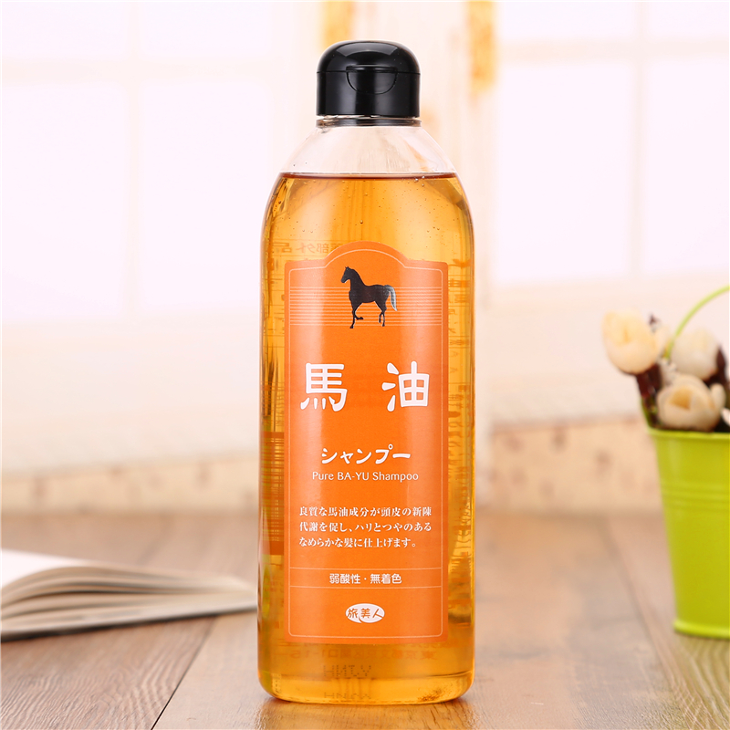 日本原装马油洗发水无硅油去屑