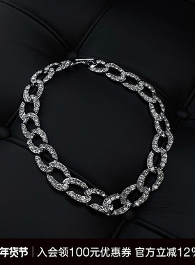 unawares.捷克钻镶嵌古巴项链